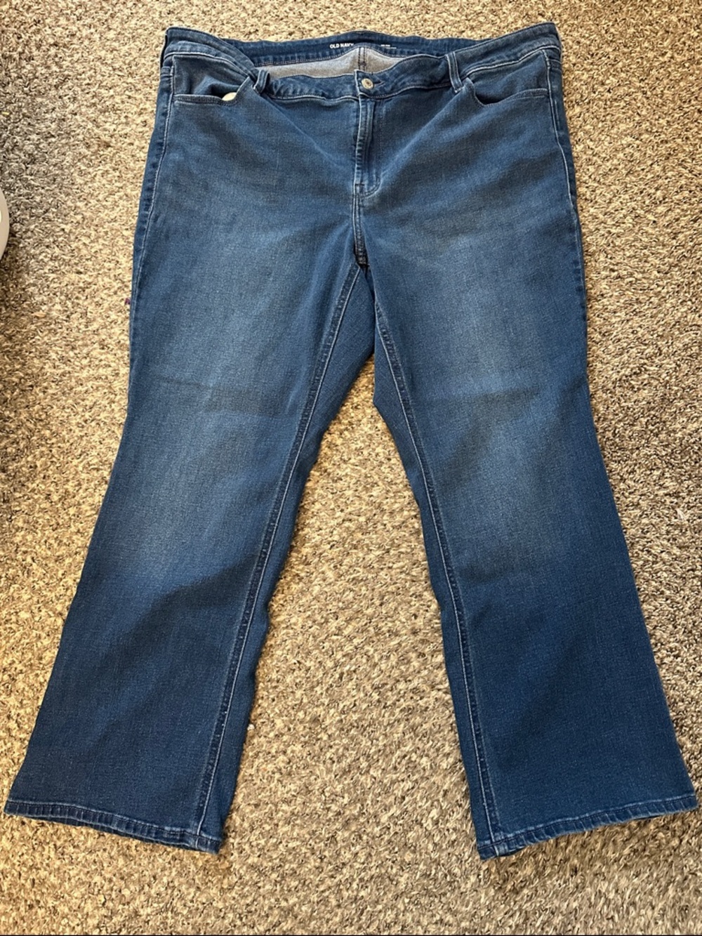 Old Navy Women's Dark Blue Flare Jeans